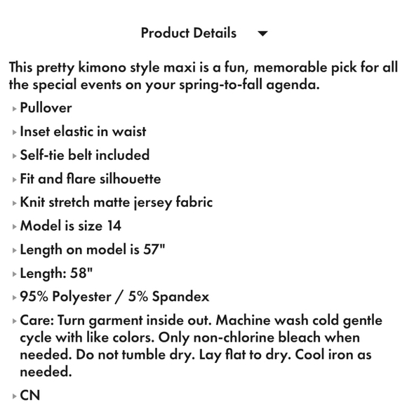 ELOQUII - Faux Wrap Havana Floral Maxi Dress With Side Slit - Plus Size 18 - Picture 9 of 13